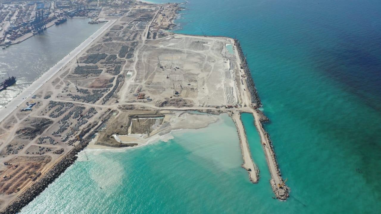 أحدث تصوير جوي لأعمال تنفيذ مشروع محطة تحيا مصر 2 بالدخيلة