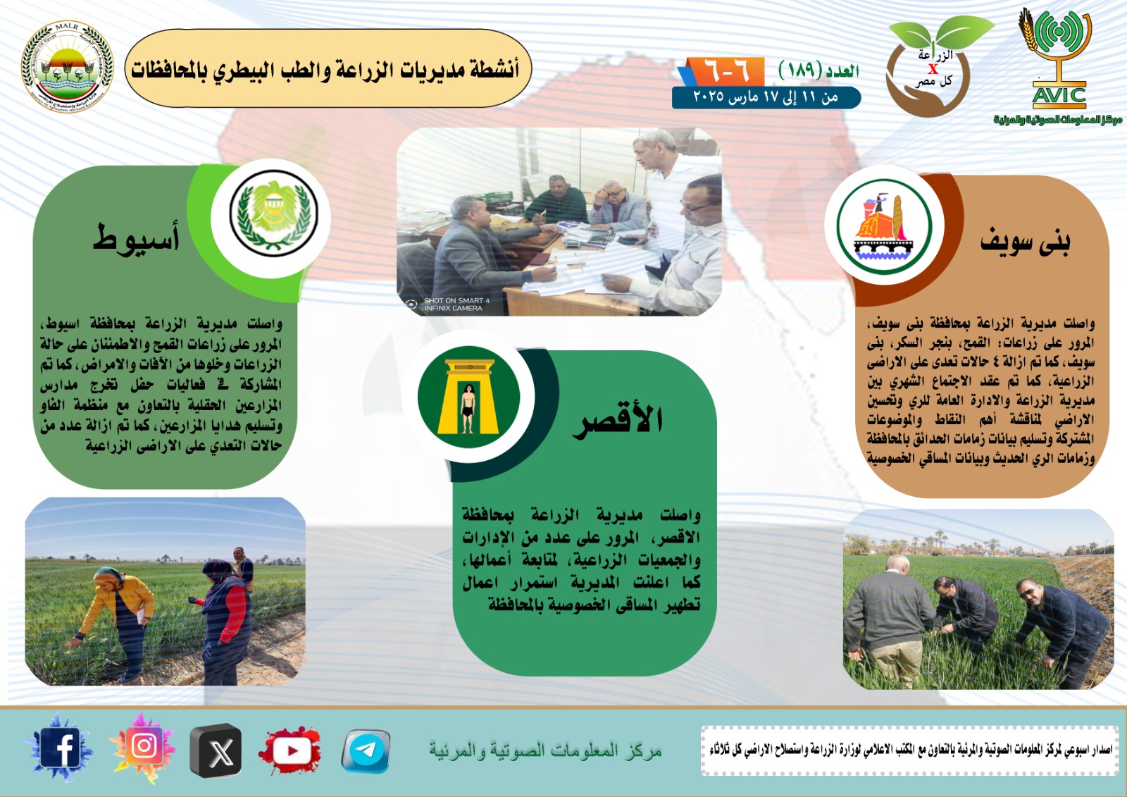 جهود مديريات الزراعة