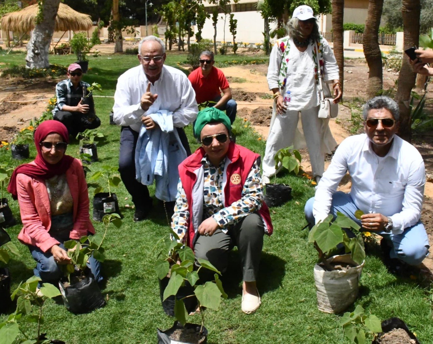 جانب من مباردة النسيج الأخضر