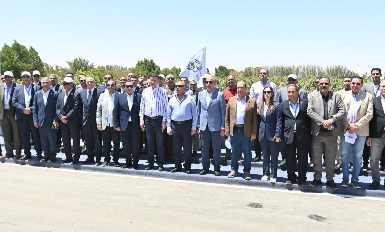 شركة الريف المصري خلال افتتاح عدد من المشروعات