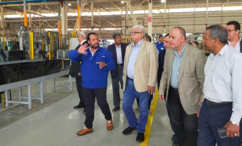 محمدالمهندس خلال الزيارة