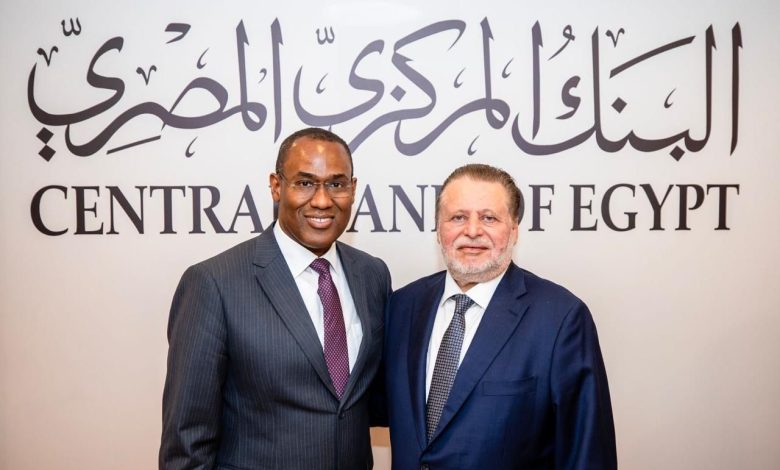 جانب من لقاء نائب مدير صندوق النقد ومحافظ المركزي