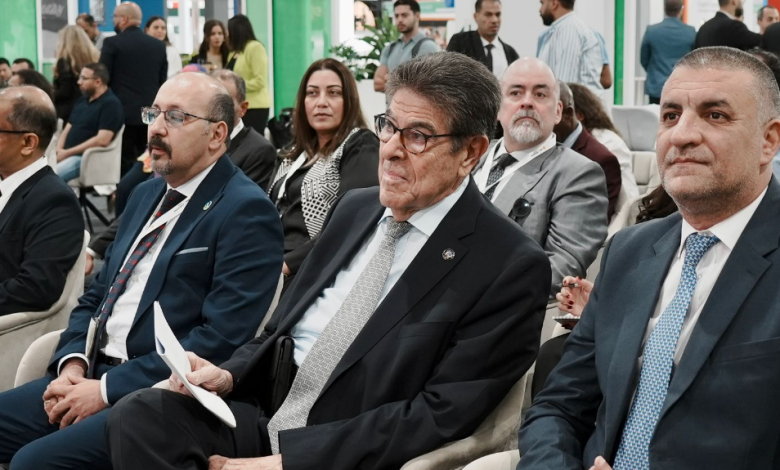 نديم إلياس خلال المشاركة فى المعرض