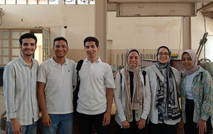طلاب هندسة المطرية أصحاب الانجاز