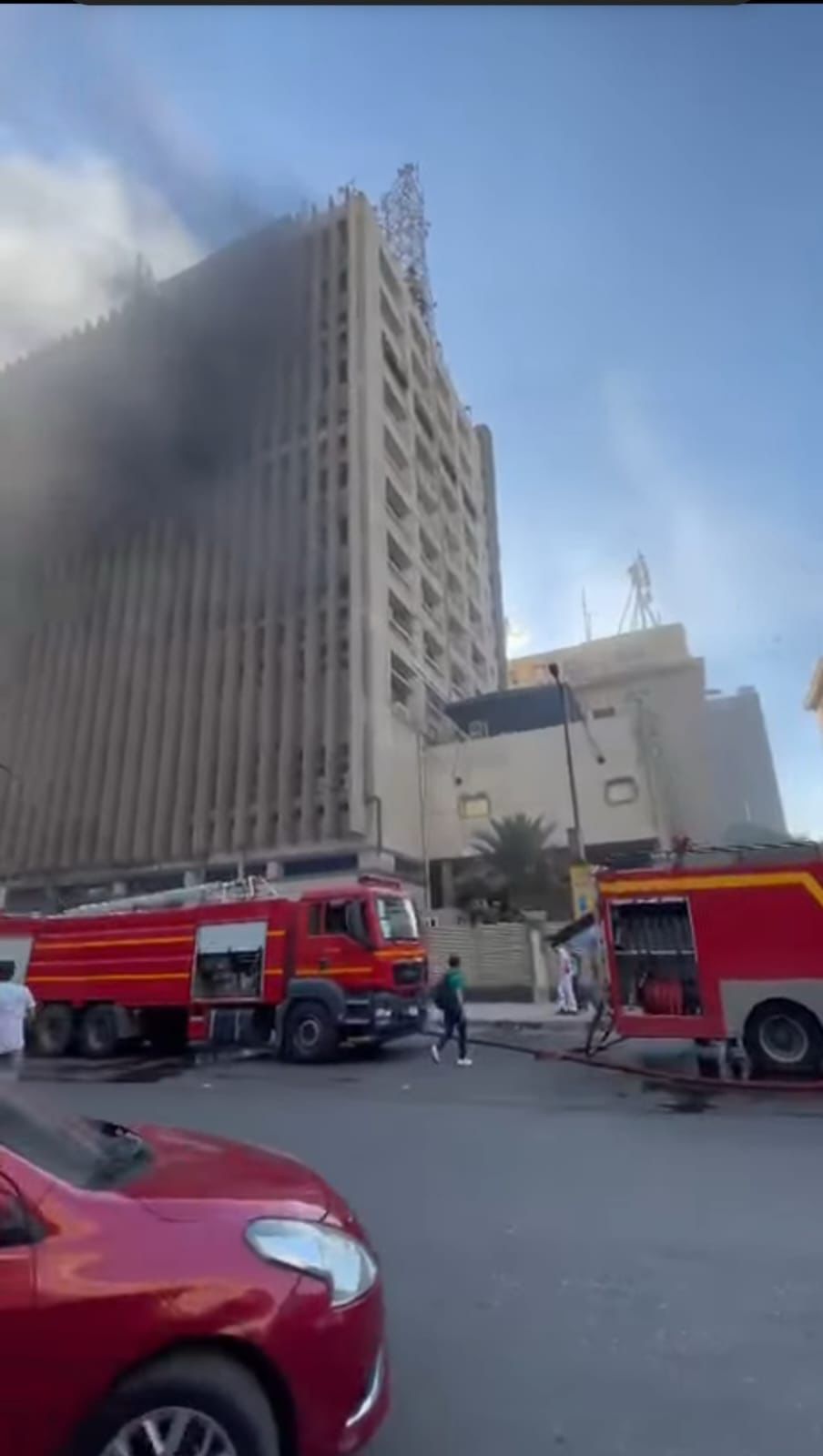 حريق سنترال رمسيس