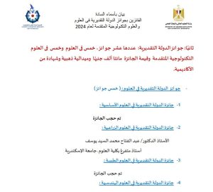 اسماء الفائزين
