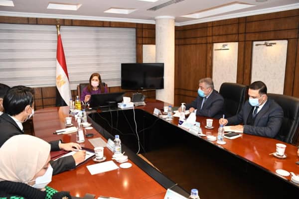 وزيرة التخطيط وسفير كوريا الجنوبية بالقاهرة
