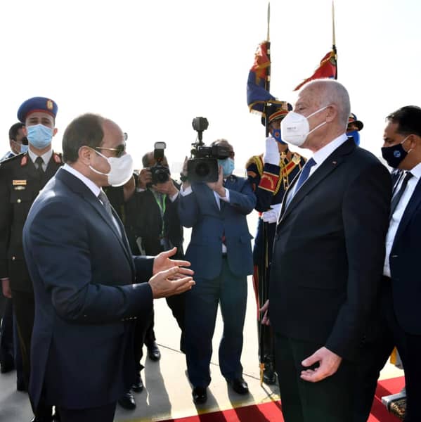 السيسى يستقبل الرئيس التونسى