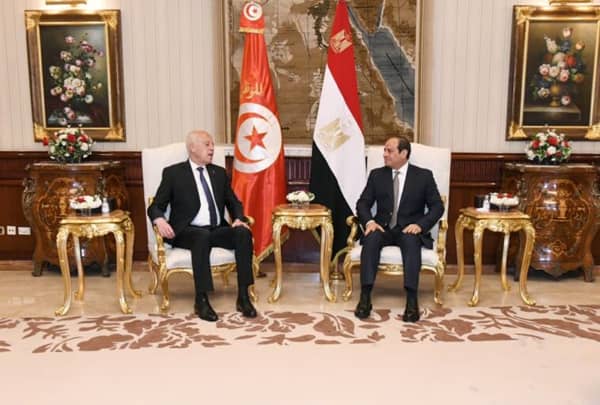 السيسى يستقبل الرئيس التونسى
