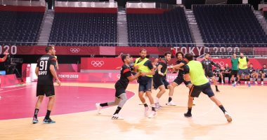 أولمبياد طوكيو.. منتخب اليد يتدرب على صالة يويوجو باليابان