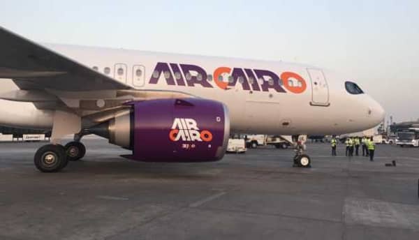 صور.. الطائرة الثالثة الجديدة لشركة إير كايرو تصل مطار القاهرة