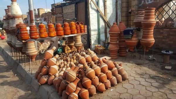 نائب محافظ القاهرة تتابع تطوير قرية الفواخير في مصر القديمة وإلحاق معرض بها