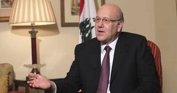 رئيس وزراء لبنان: نسعى لتأمين الكهرباء 15 ساعة يوميا اعتمادا على الغاز المصرى
