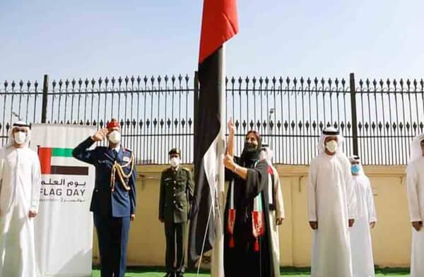 سفارة الإمارات بالقاهرة تحتفل بيوم العلم