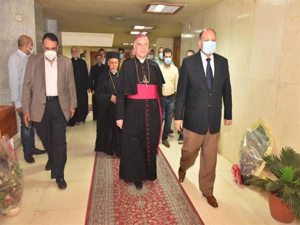 محافظ أسيوط يستقبل سفير الفاتيكان بالديوان العام