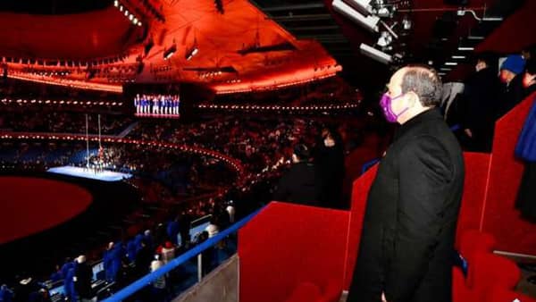 الرئيس عبد الفتاح السيسي خلال مشاركته في افتتاح دورة الألعاب الأولمبية ببكين