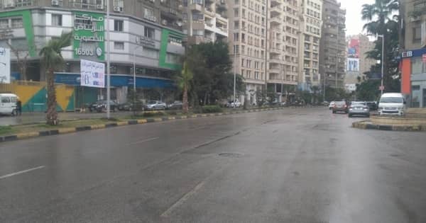 سقوط أمطار على القاهرة والجيزة