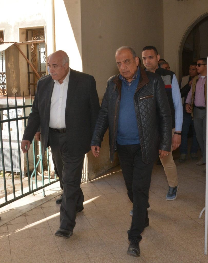 وزير قطاع الأعمال يزور مستشفى غزل المحلة 