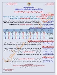 الارصاد الجوية الطقس اليوم