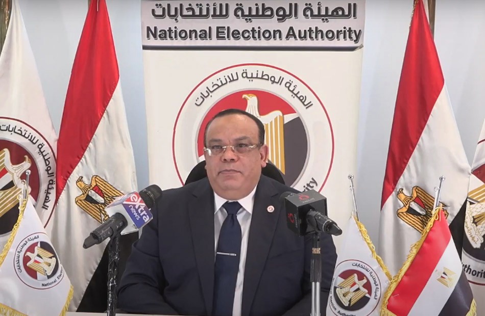 رئيس الهيئة الوطنية للانتخابات المستشار حازم بدوي