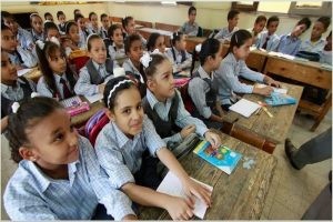 الكثافات الطلابية بالمدارس