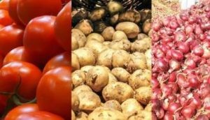 بطاطس وطماطم