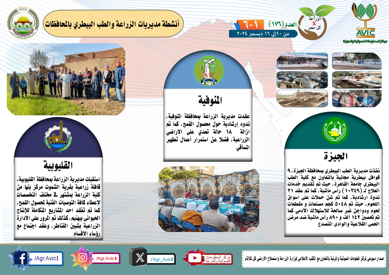 جهود مديريات الزراعة