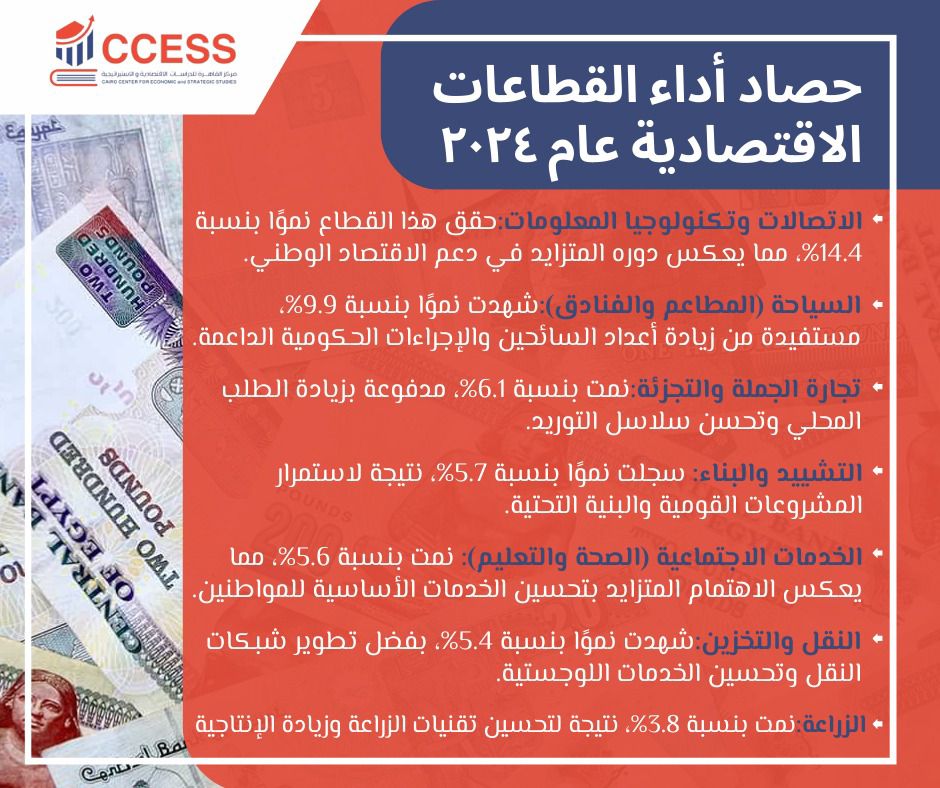 حصاد الاقتصاد المصري خلال ٢٠٢٤