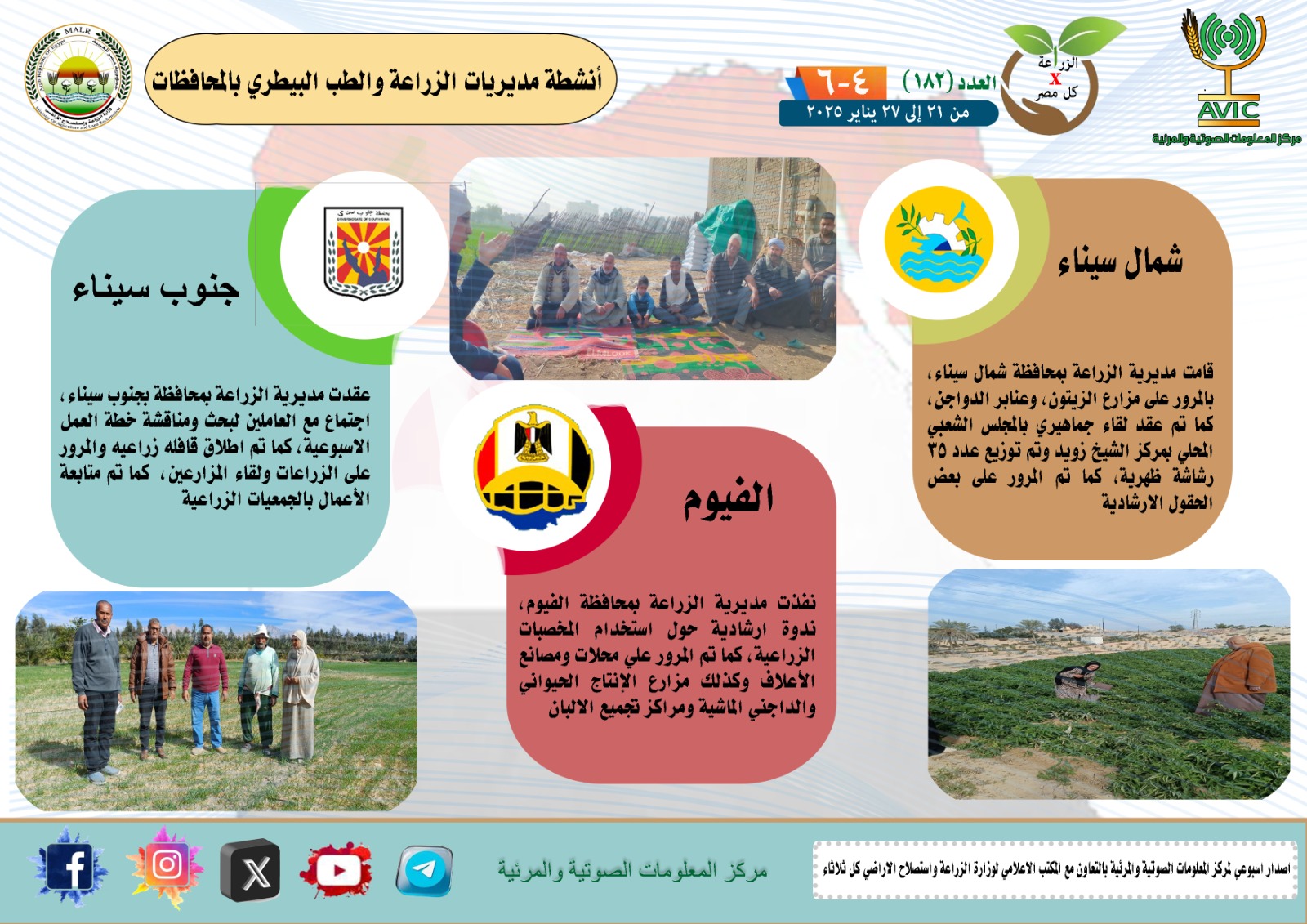 جهود مديريات الزراعة
