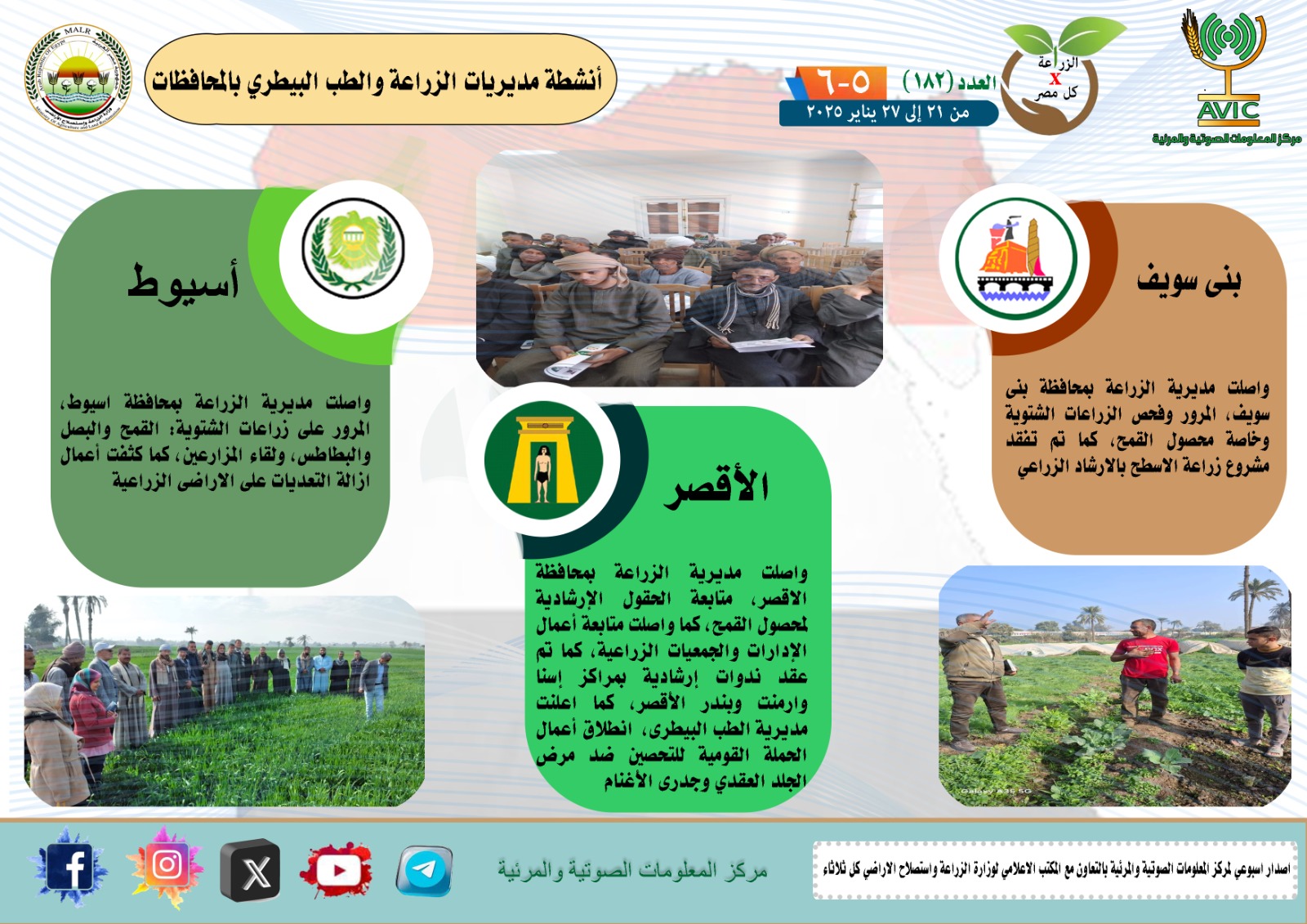 جهود مديريات الزراعة
