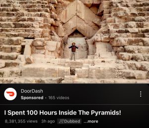 مستر بيست في الأهرامات