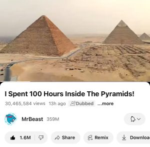 مستر بيست في الأهرامات