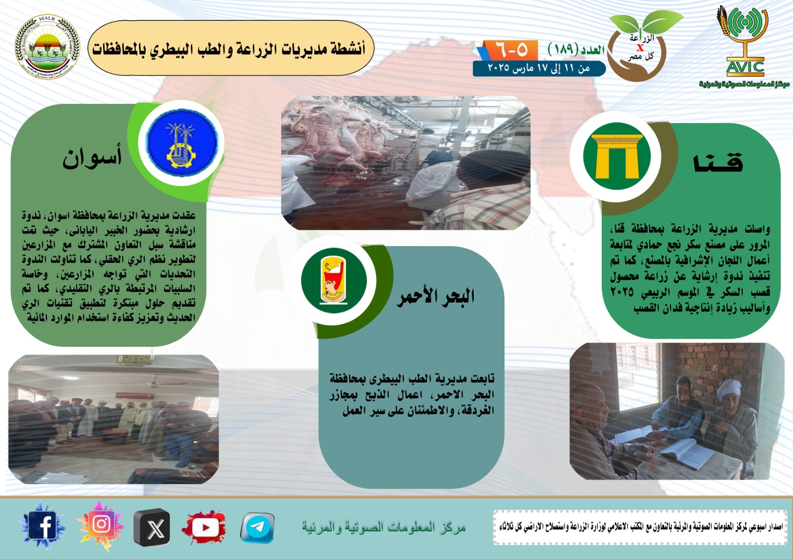 جهود مديريات الزراعة 
