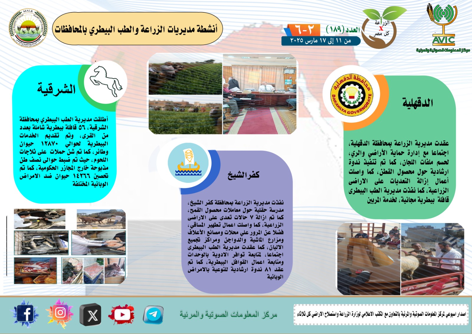جهود مديريات الزراعة 