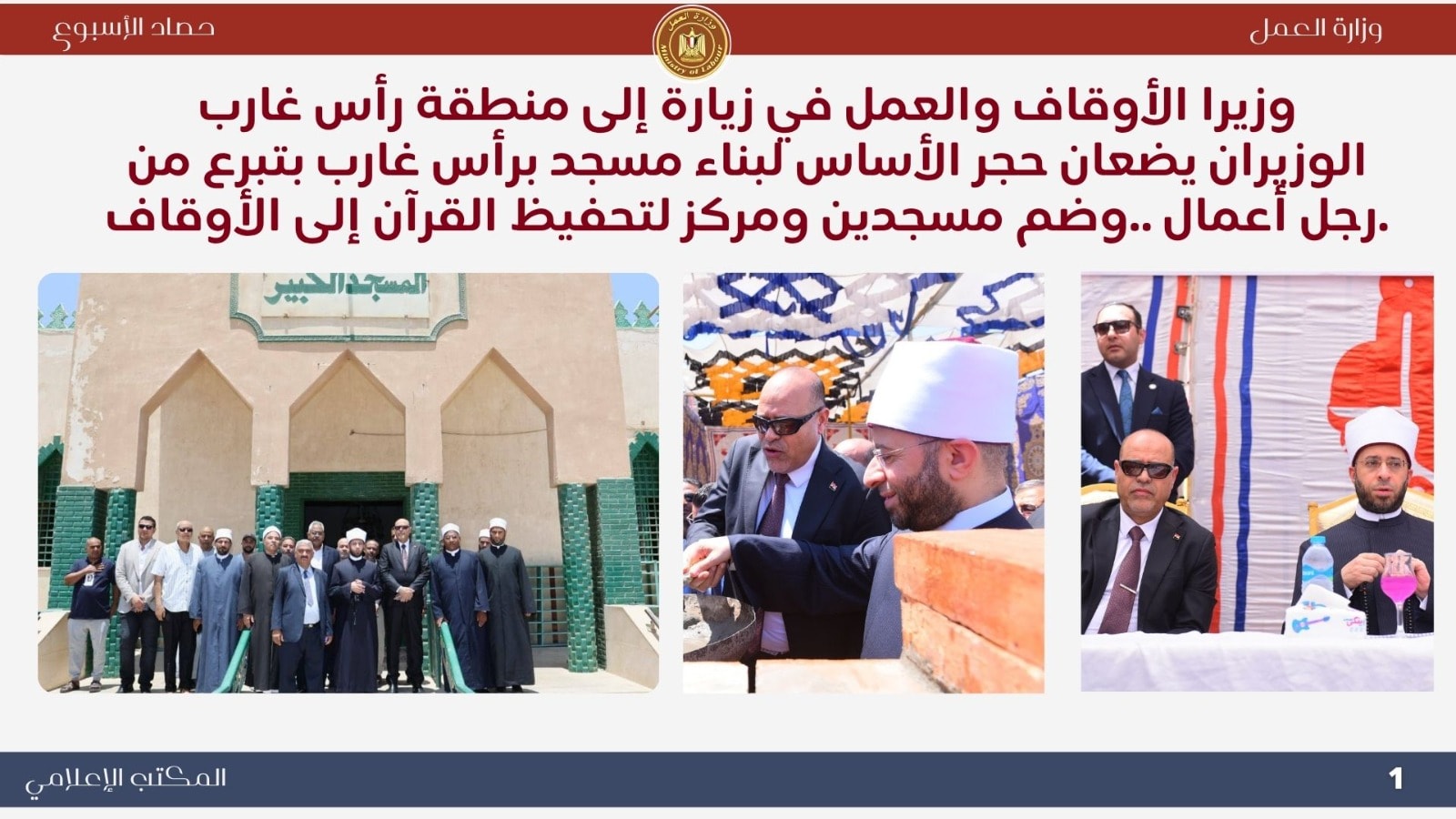 نشاط وزارة العمل 